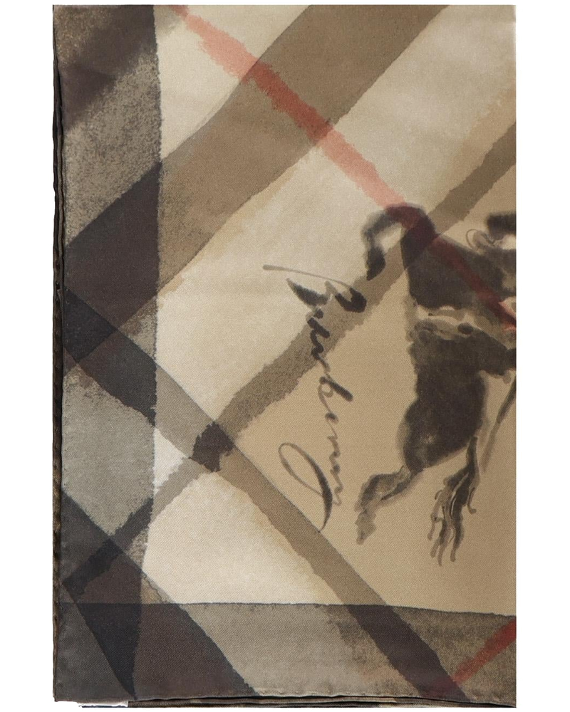 Foulard In Seta Check Effetto Acquerello Burberry оригінал – Купити в Україні