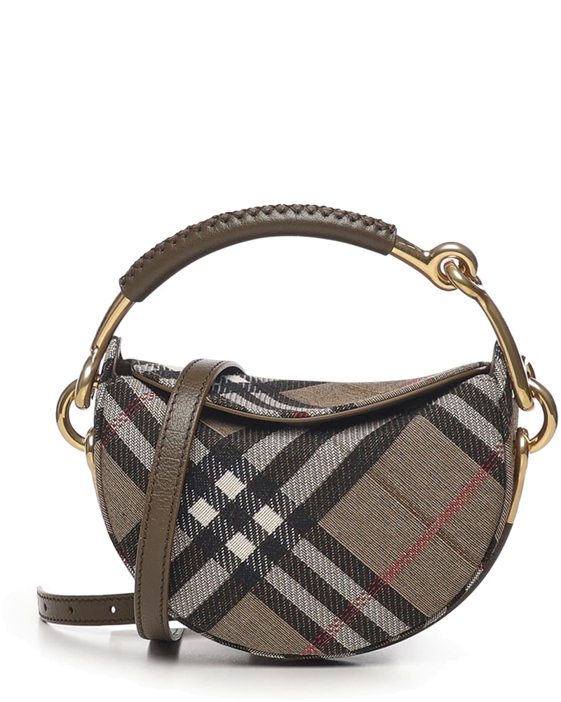 Clutch Bridle In Canvas Check Burberry оригінал – Купити в Україні