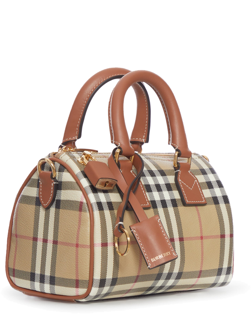 Mini Check Bowling Bag Burberry – Гарантія оригінальності