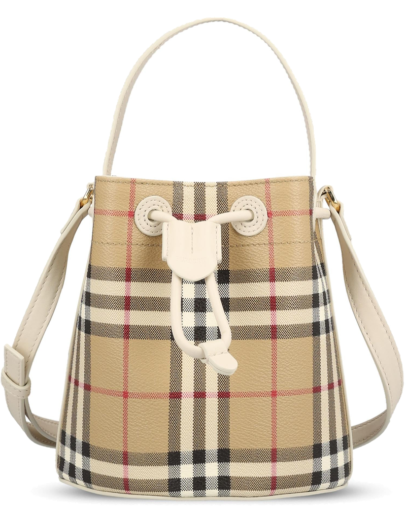 Mini Check Bucket Bag Burberry – Гарантія оригінальності
