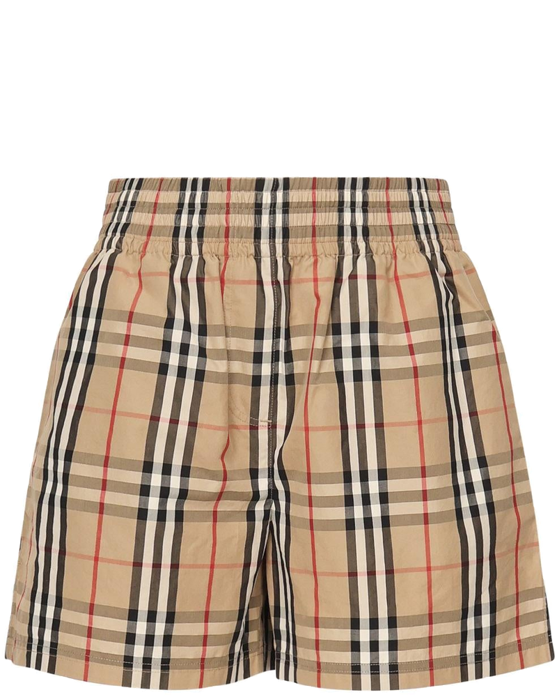 Shorts In Cotone Check Burberry оригінал – Купити в Україні