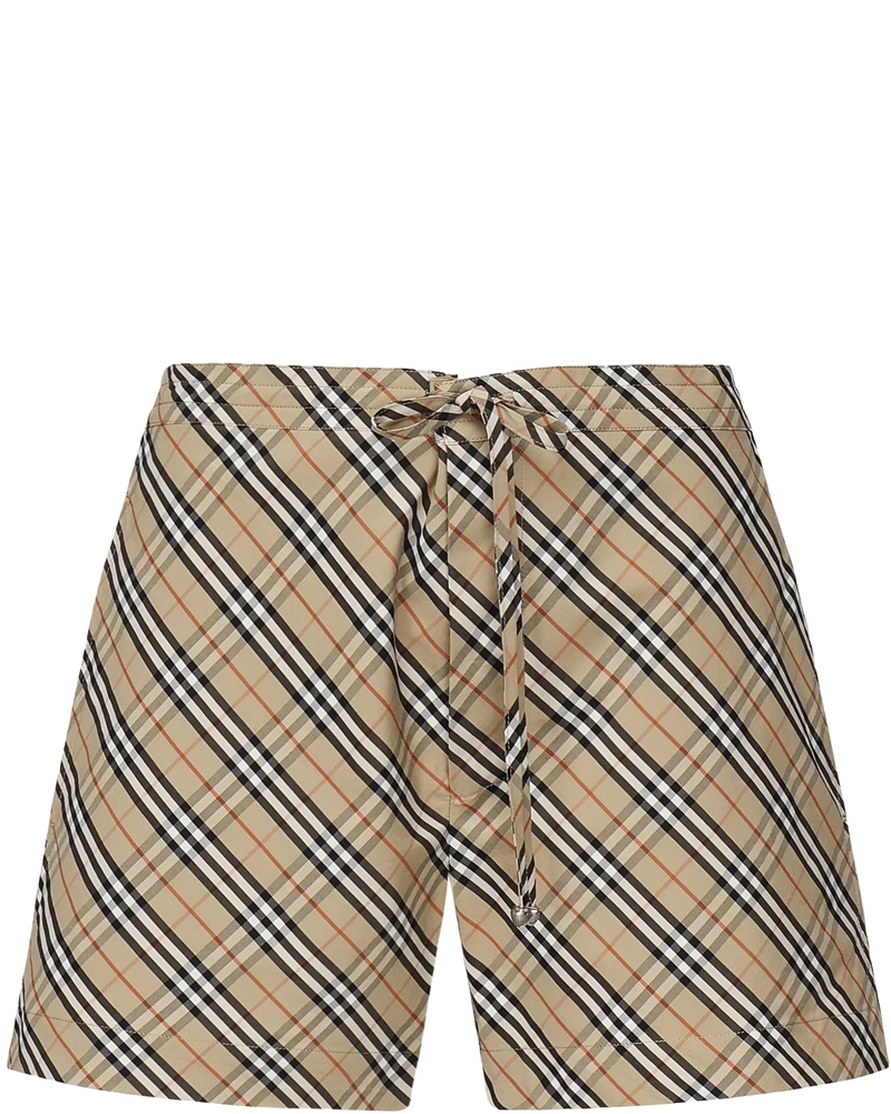 Shorts In Cotone Check Burberry оригінал – Купити в Україні