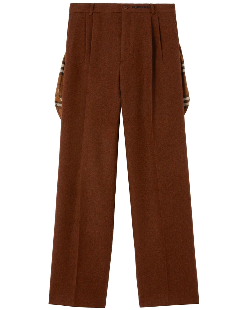 Оригінальна Pleated Wide-Leg Trousers Burberry