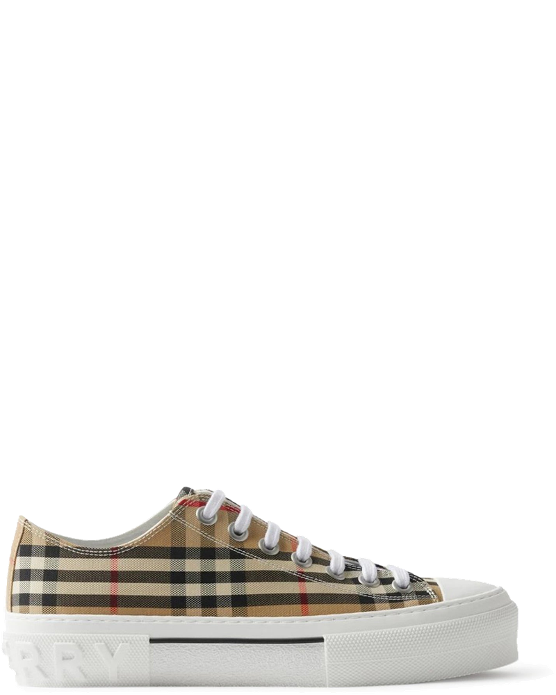 Checked Cotton Sneakers Burberry – Гарантія оригінальності