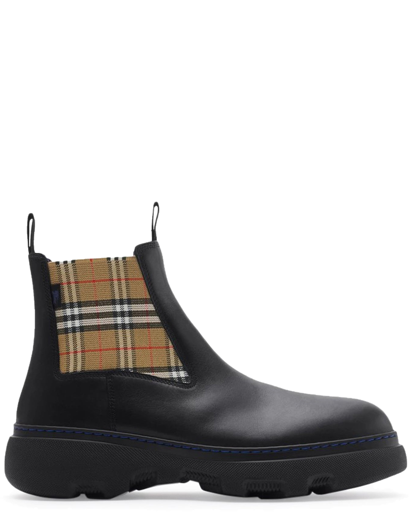 Chelsea Creeper Leather Boots Burberry – Гарантія оригінальності