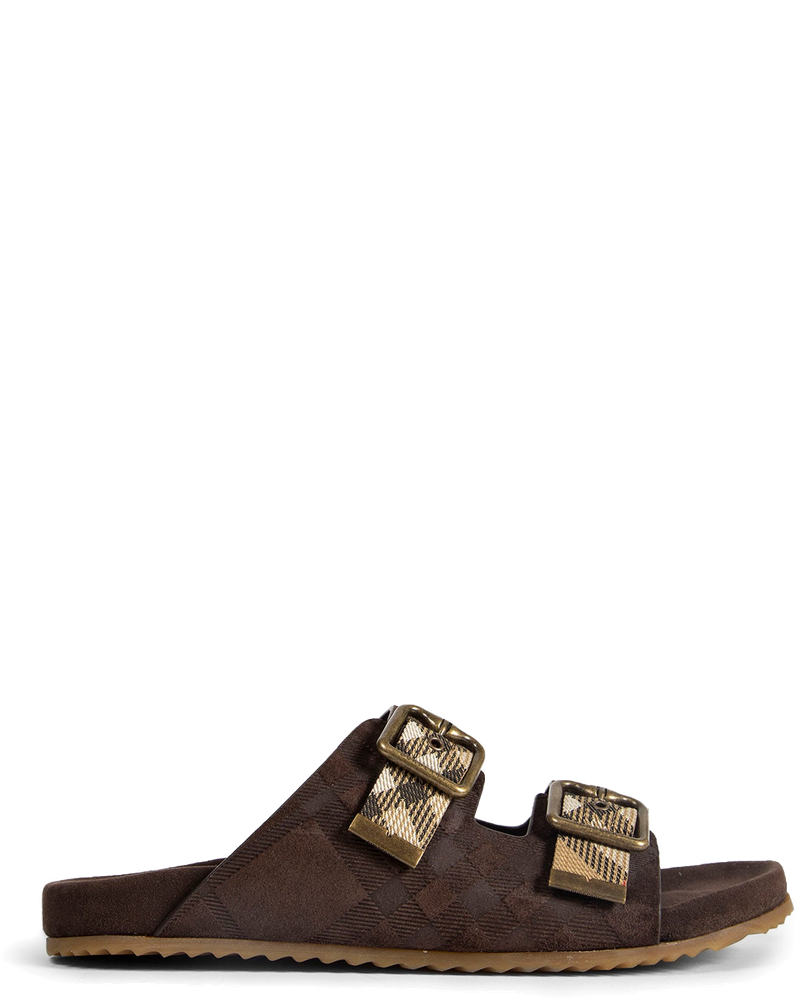 Double Bouckle Checked Sandals Burberry – Гарантія оригінальності