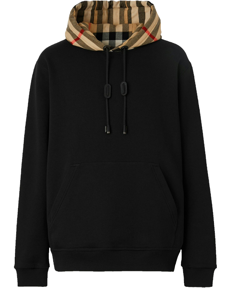 Check Hooded Cotton Sweatshirt Burberry – Гарантія оригінальності