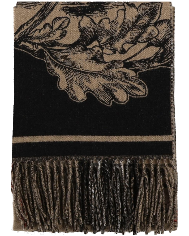 Оригінальна Sciarpa Reversibile In Cashmere Con Ekd Burberry