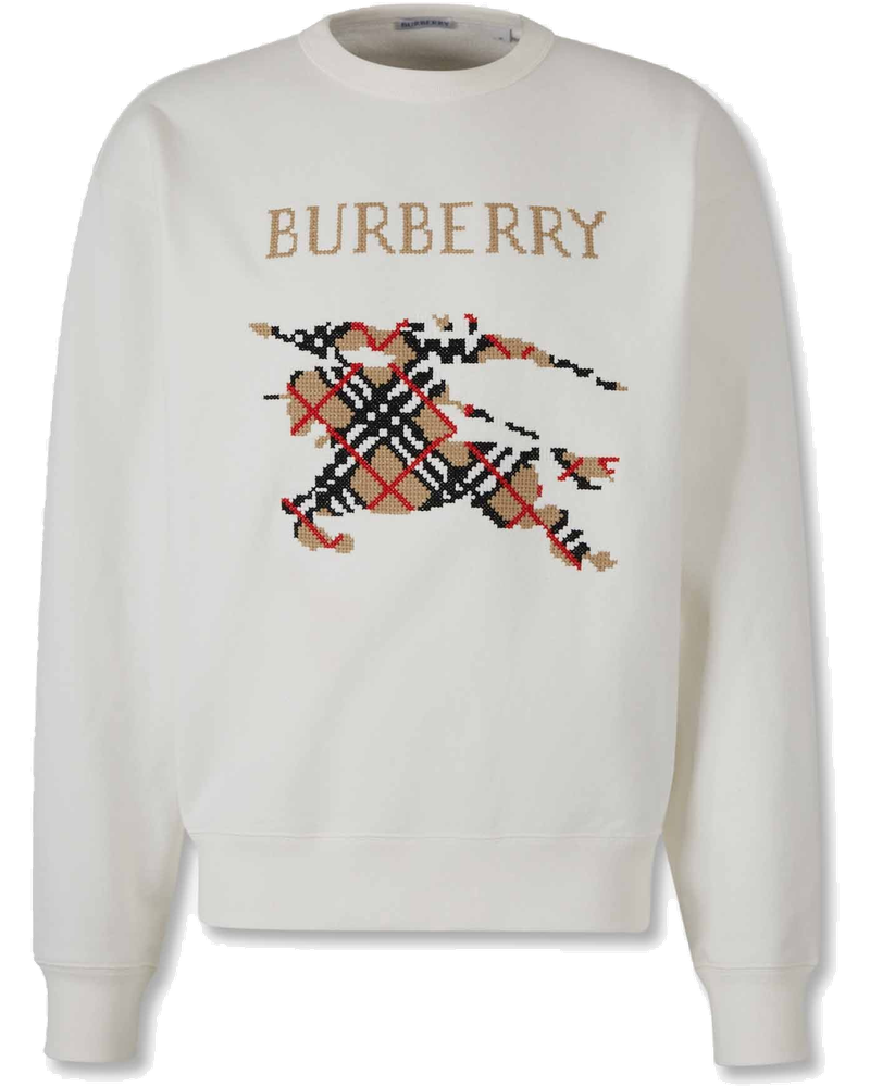 Round Neck Sweatshirt Burberry – Гарантія оригінальності