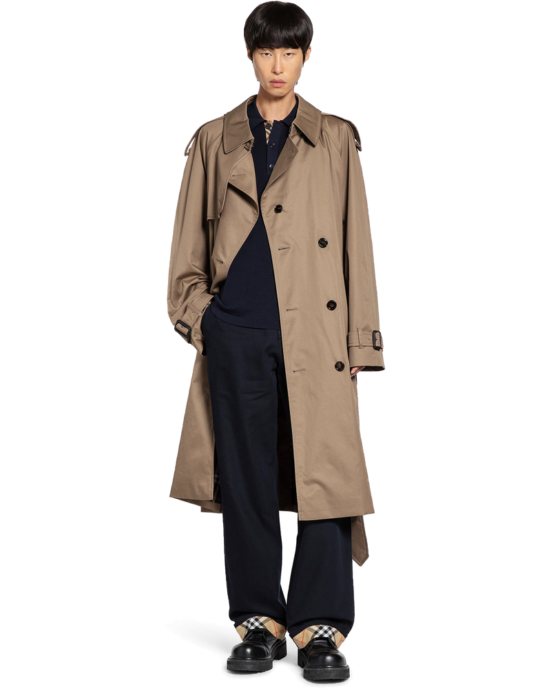Long Gabardine Trench Coat Burberry оригінал – Купити в Україні