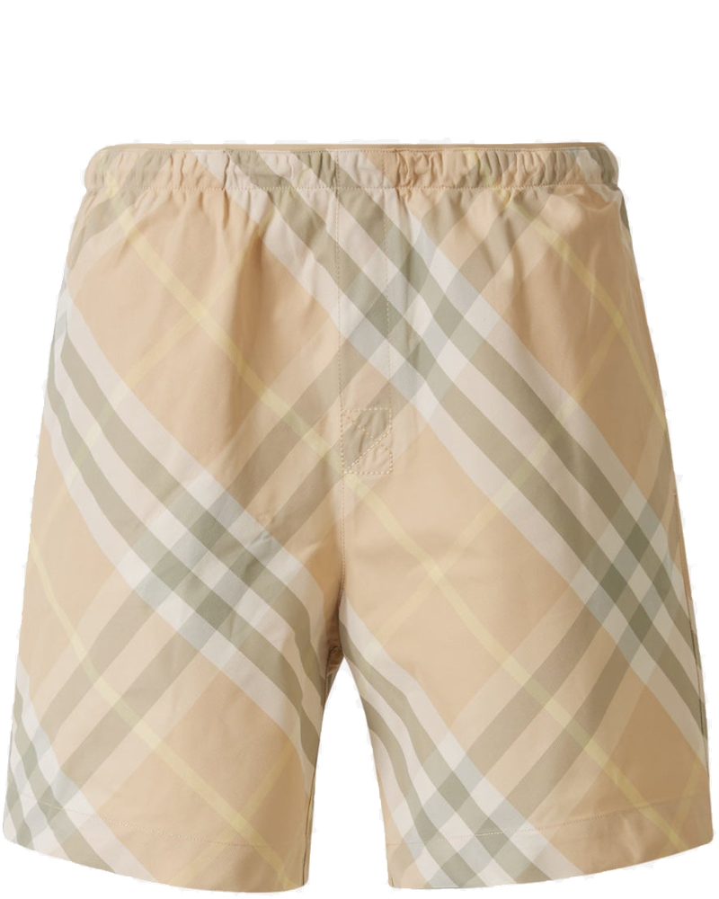 Оригінальна Checked Motif Swimsuit Burberry