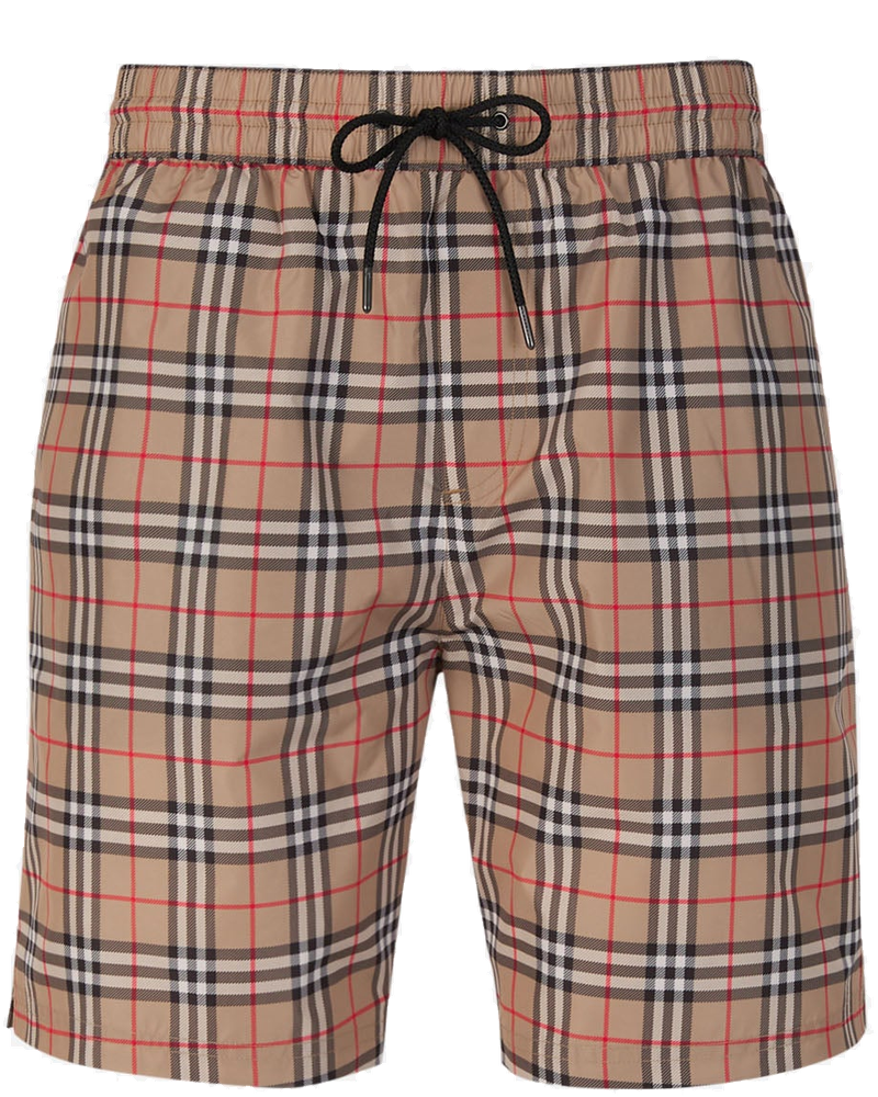 Оригінальна Checked Motif Swimsuit Burberry
