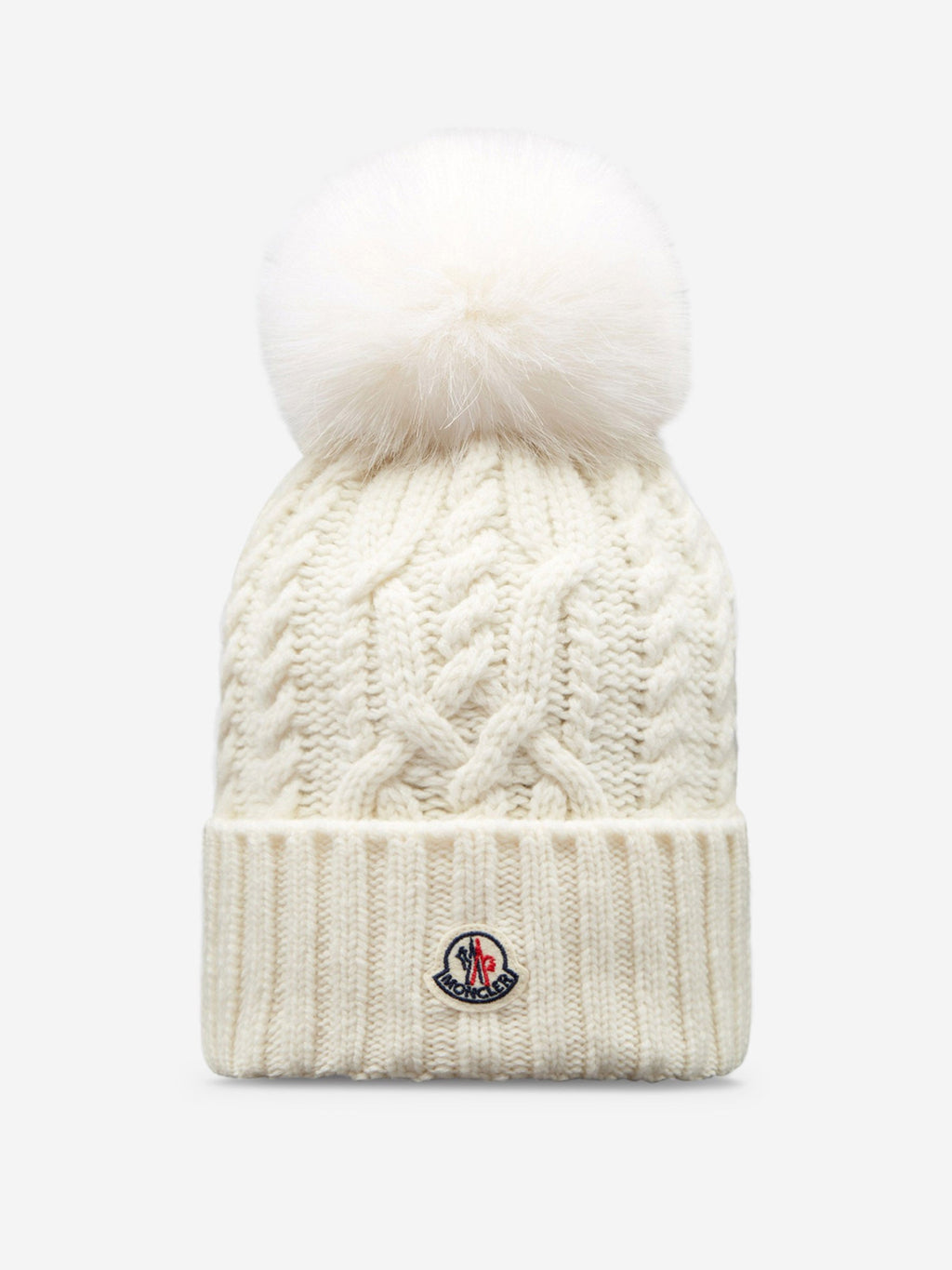 Wool Logo Beanie Moncler – Гарантія оригінальності – боковий вид
