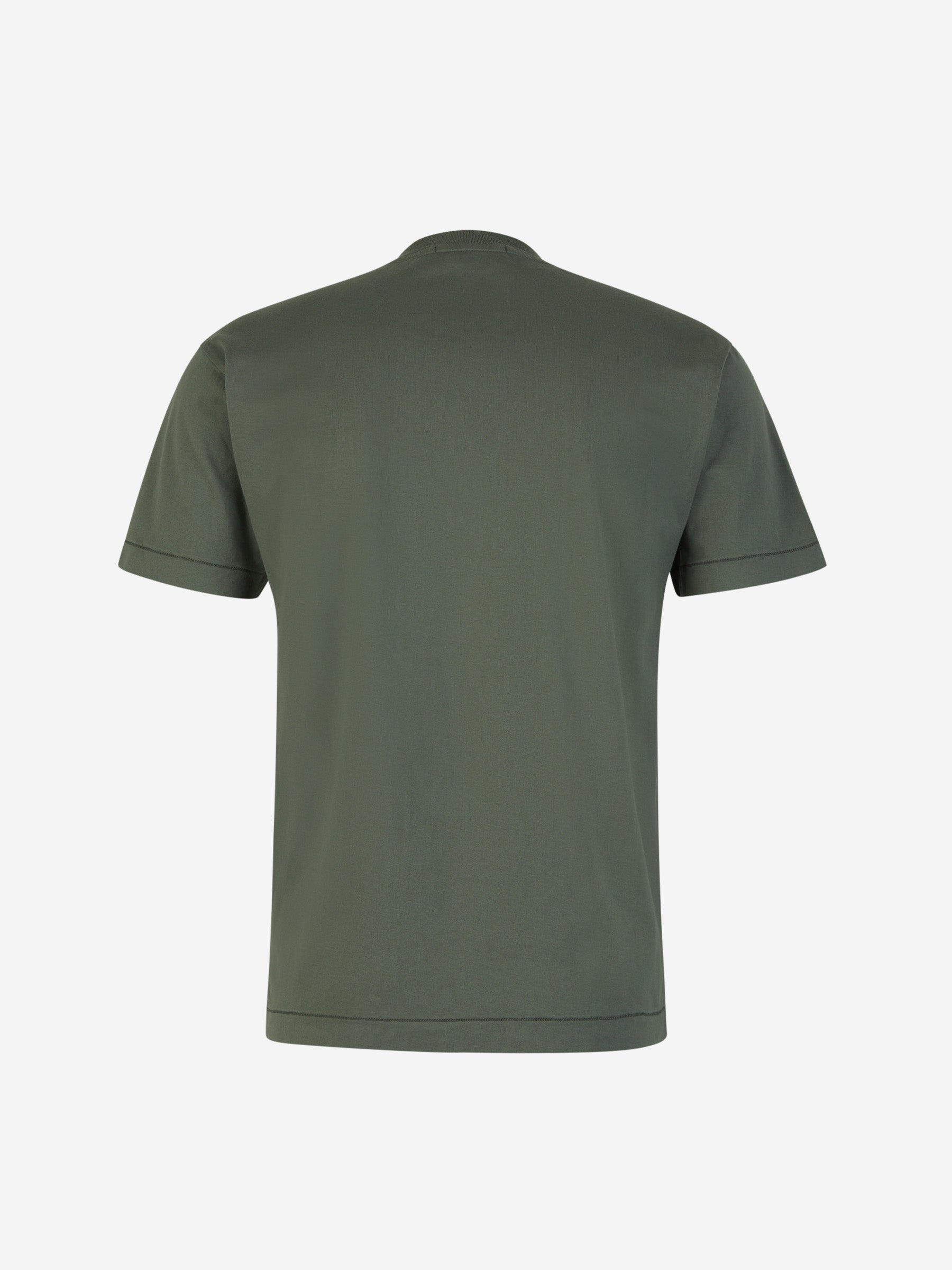 Logo Cotton T-Shirt Stone island оригінал – Купити в Україні – вид ззаду