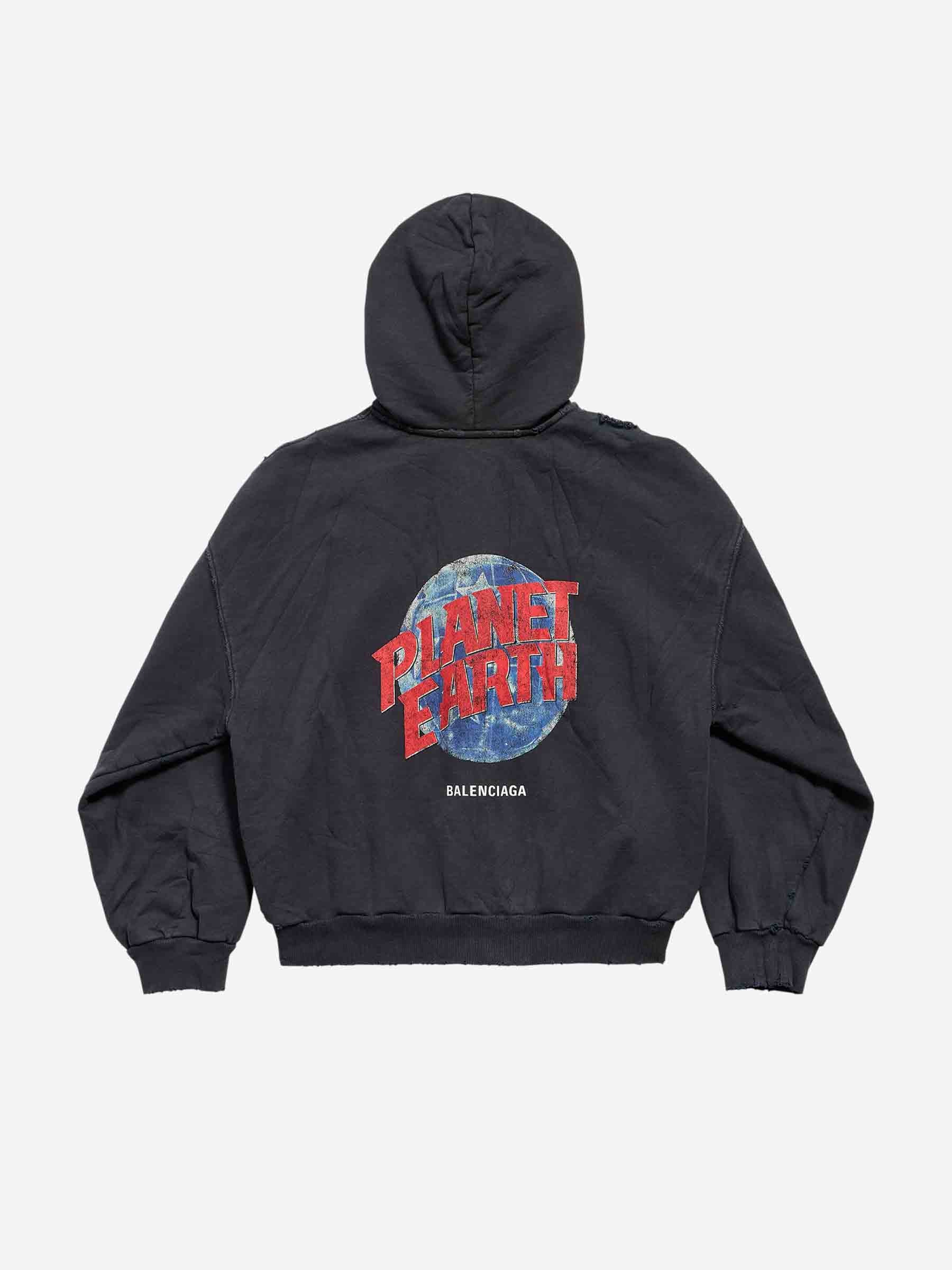 Planet Earth Sweatshirt Balenciaga – Гарантія оригінальності – вид ззаду - BALENCIAGA