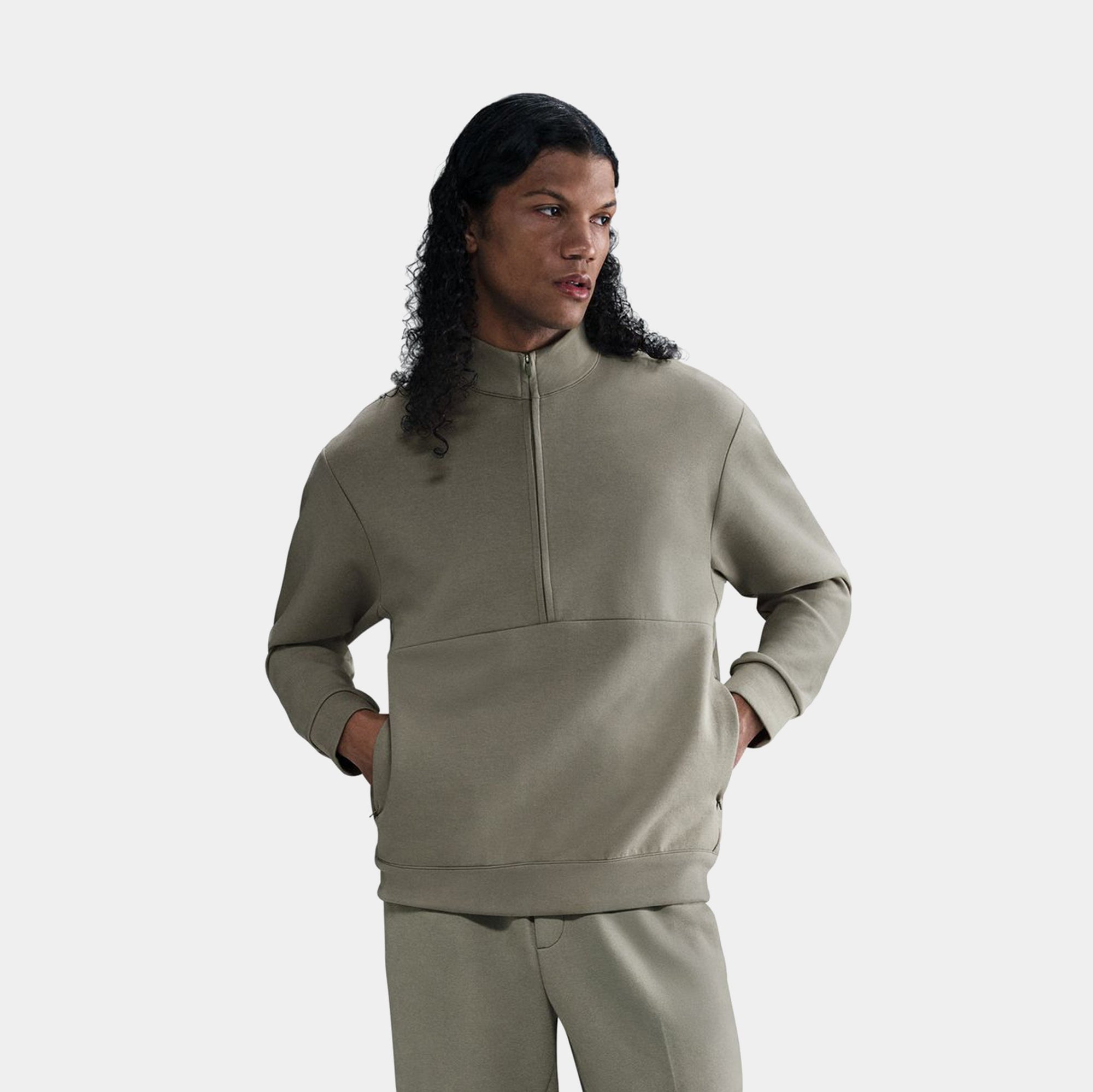 Оригінальна 24.7 Impossibly Soft Dri Fit Half Zip Mens Jacket Nike – боковий вид - NIKE