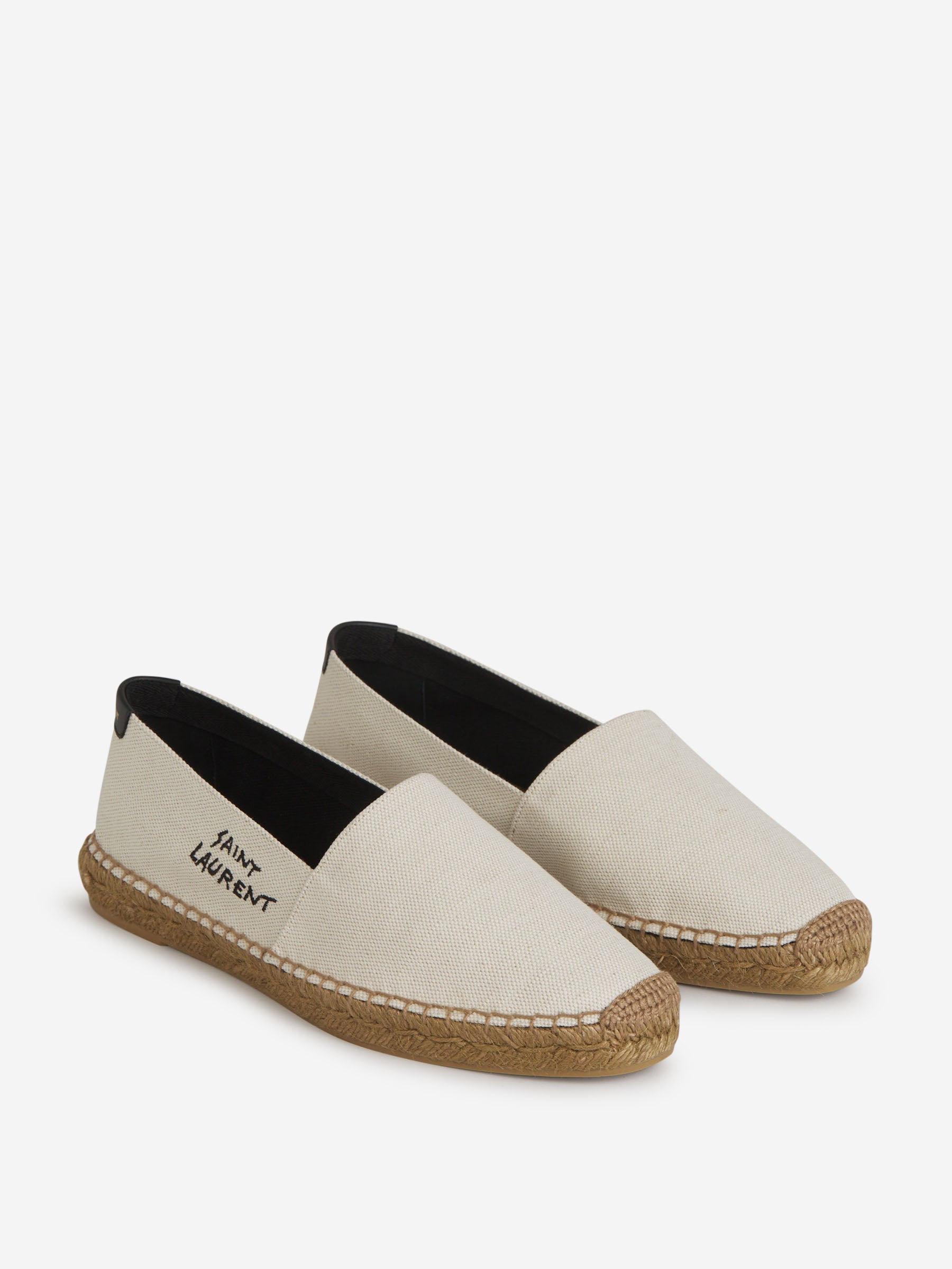 Оригінальна Embroidered Canvas Espadrilles Saint laurent – вид ззаду
