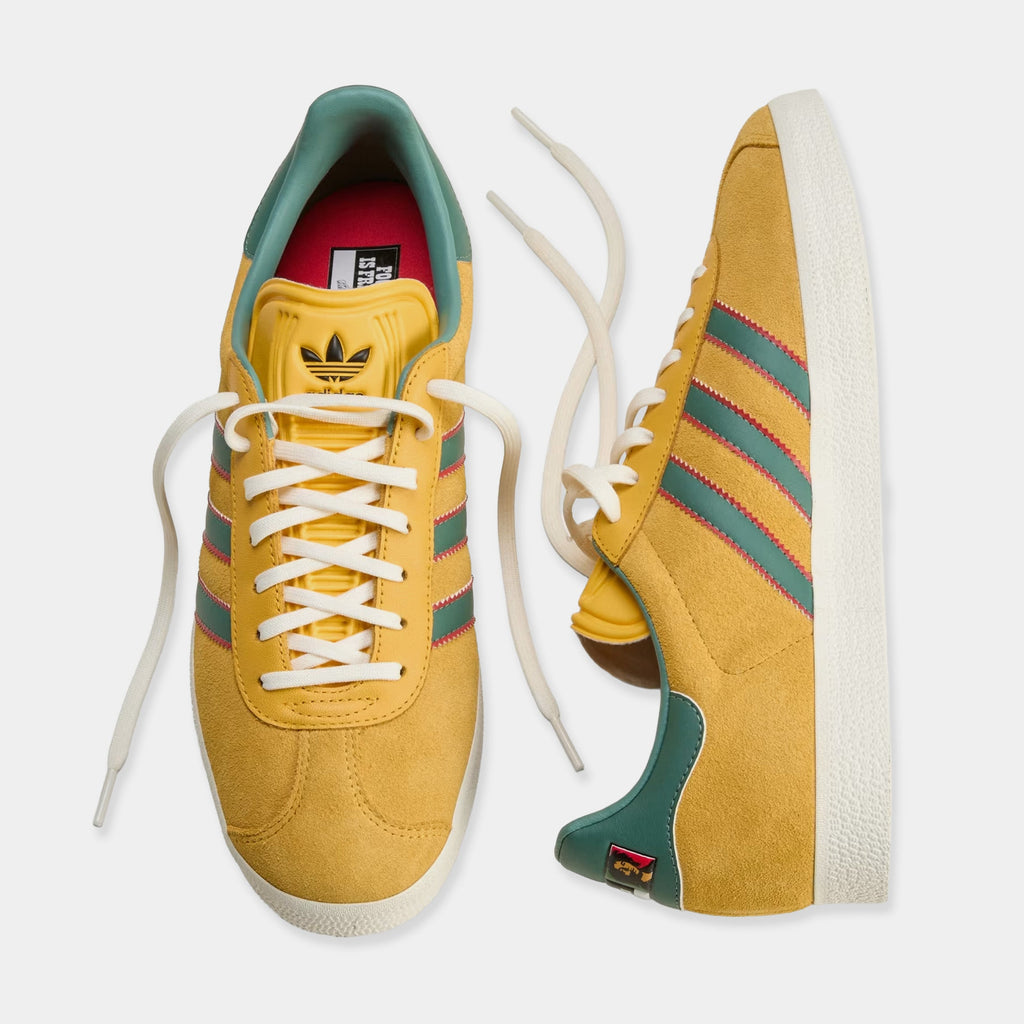 Оригінальна Gazelle Jamaica X Bob Marley Mens Lifestyle Shoes Adidas – вид ззаду