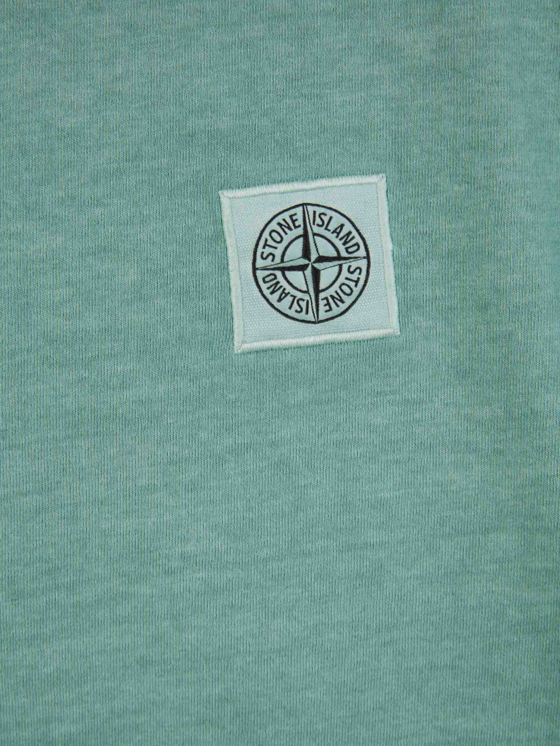Logo Cotton T-Shirt Stone island оригінал – Купити в Україні – збільшений вид