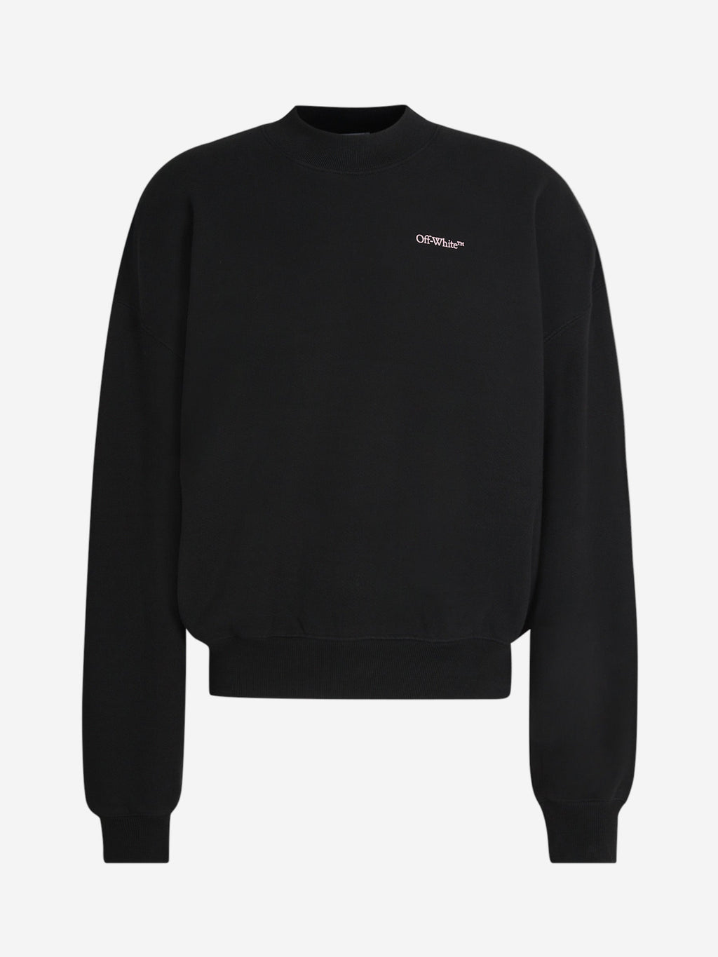 Cotton Logo Sweatshirt Off-white оригінал – Купити в Україні – боковий вид