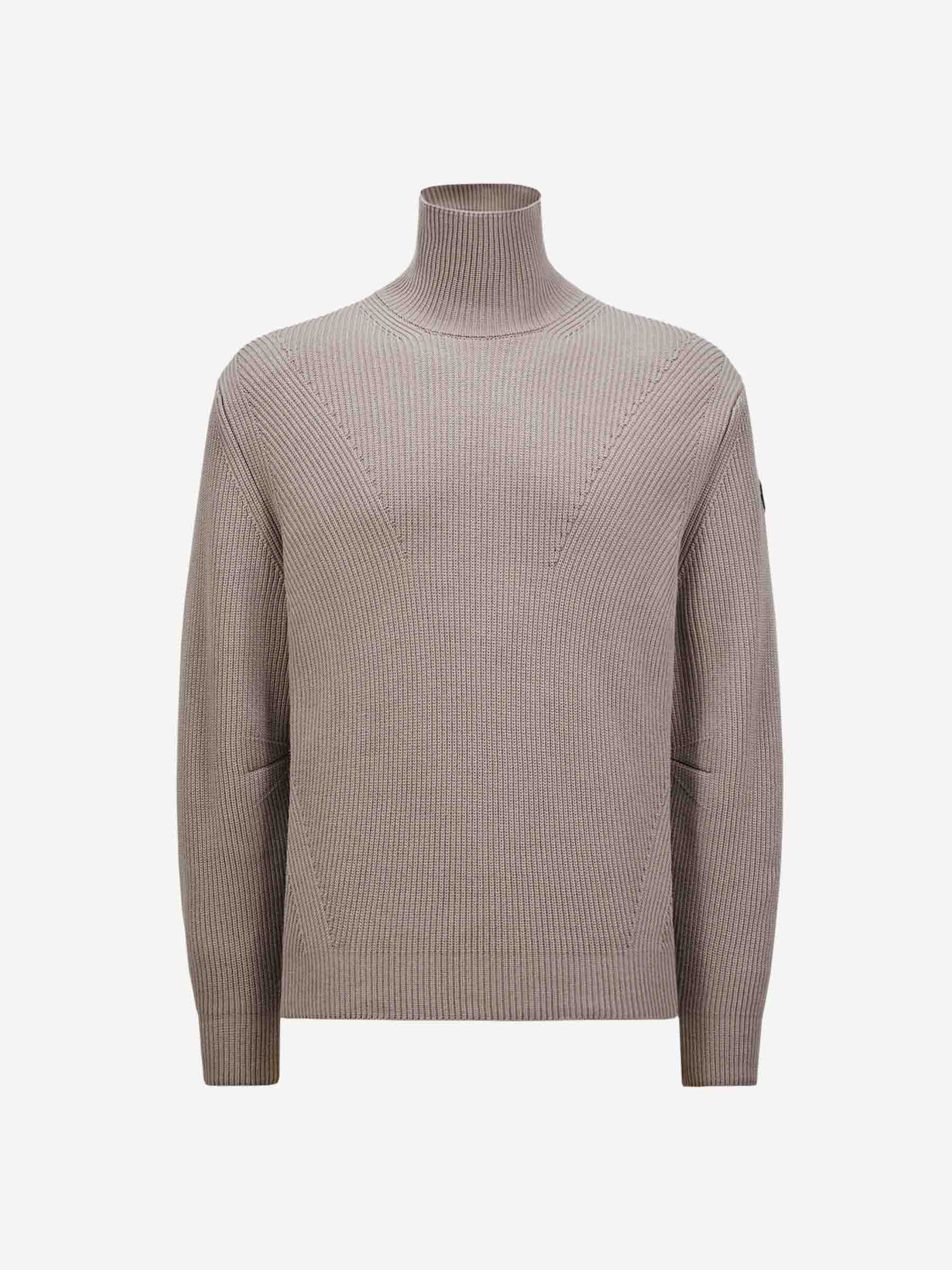 High Neck Sweater Moncler оригінал – Купити в Україні – боковий вид - MONCLER