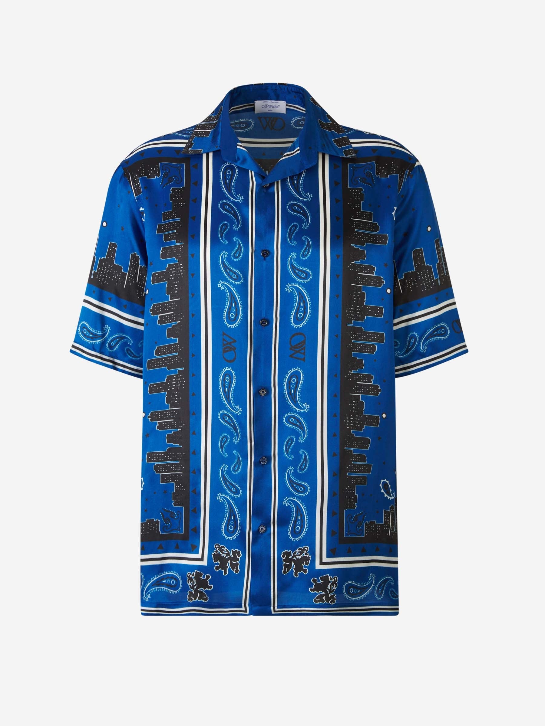 Оригінальна Bandana Printed Shirt Off-white – боковий вид