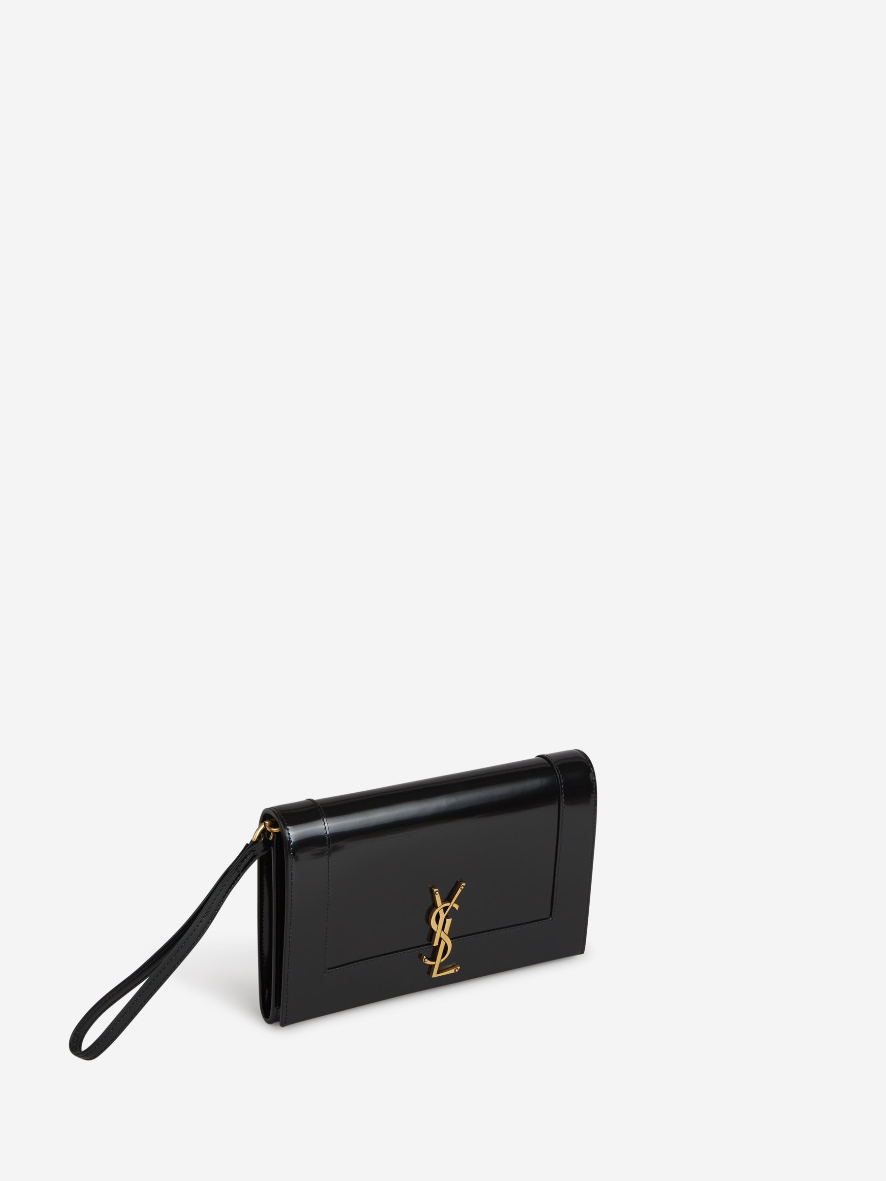 Logo Leather Handbag Saint laurent оригінал – Купити в Україні – вид ззаду