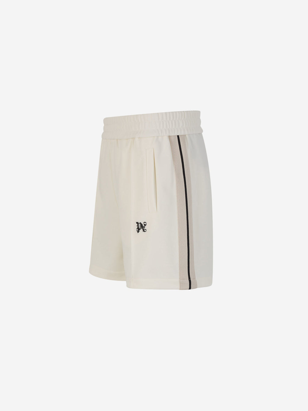 Striped Monogram Bermuda Shorts Palm angels – Гарантія оригінальності – вид ззаду