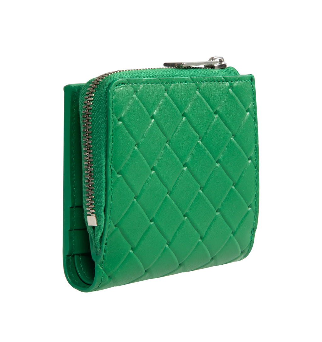 Оригінальна Bi-Fold Wallet With Zip Bottega veneta – вид ззаду