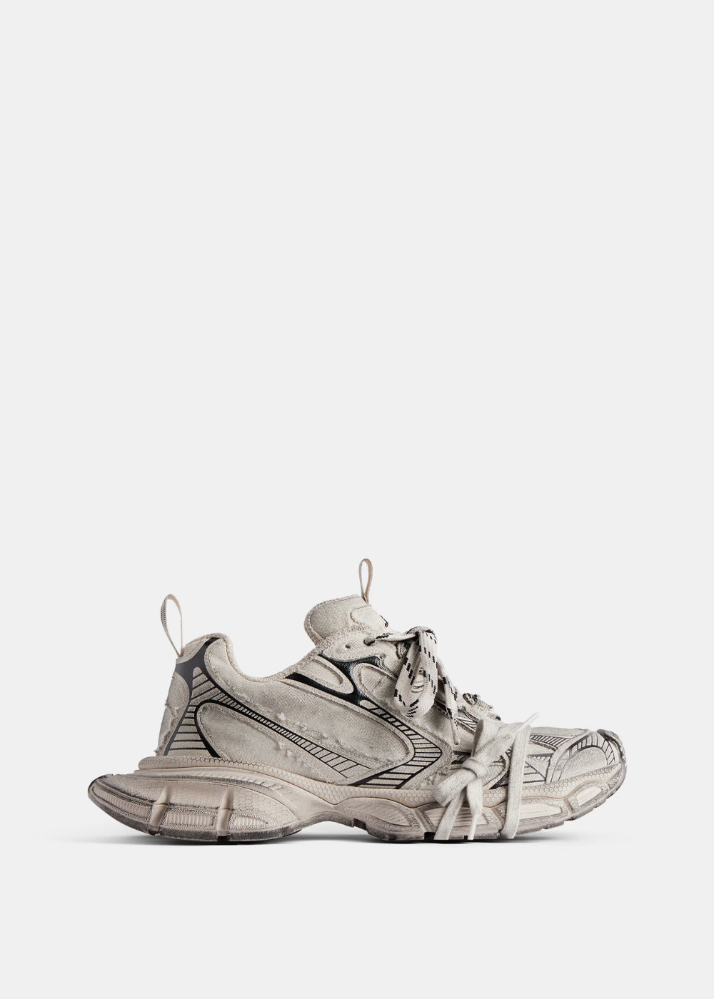 Beige 3xl Sneaker Balenciaga – Гарантія оригінальності – боковий вид