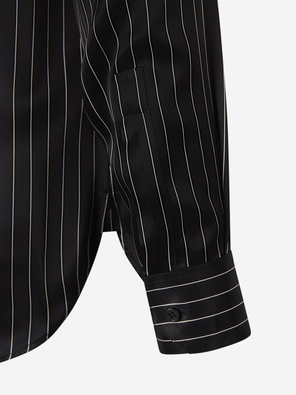 Striped Silk Shirt Saint laurent оригінал – Купити в Україні – збільшений вид