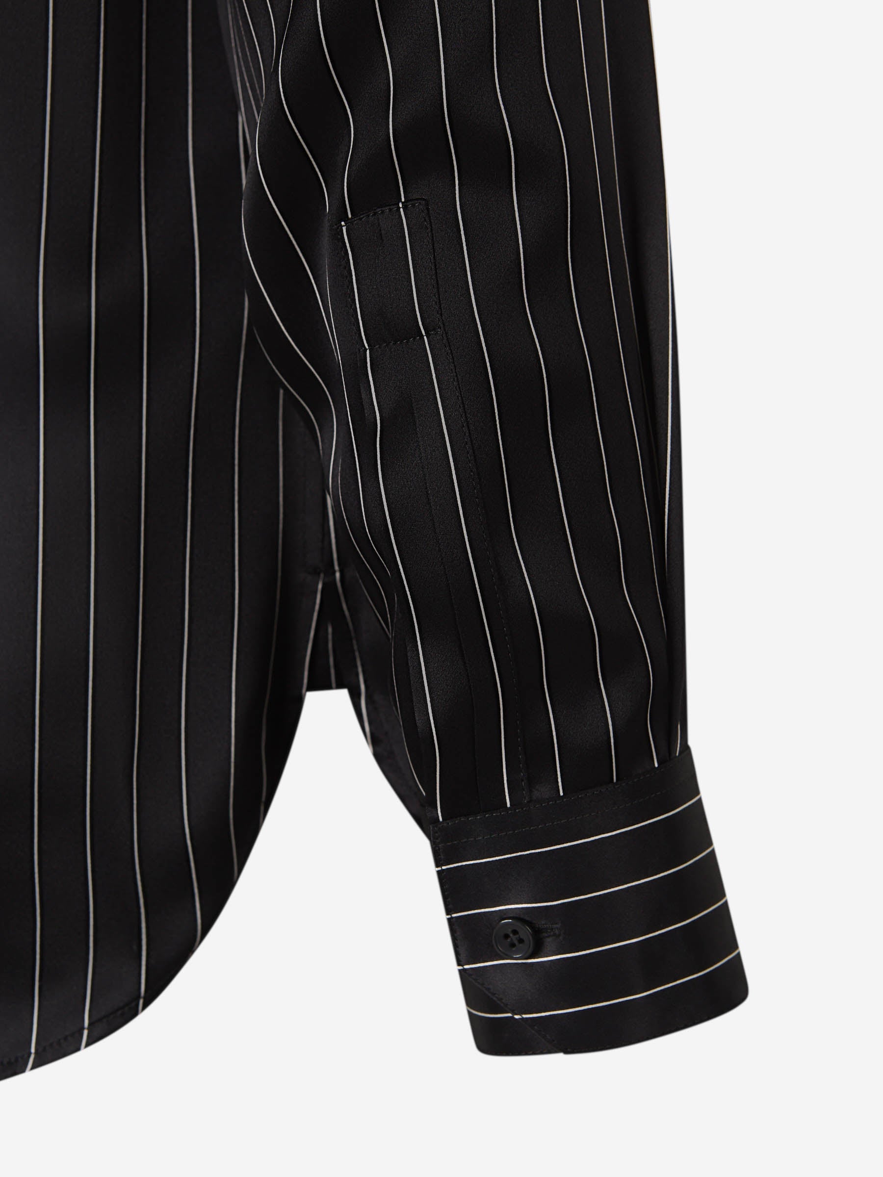 Striped Silk Shirt Saint laurent оригінал – Купити в Україні – збільшений вид