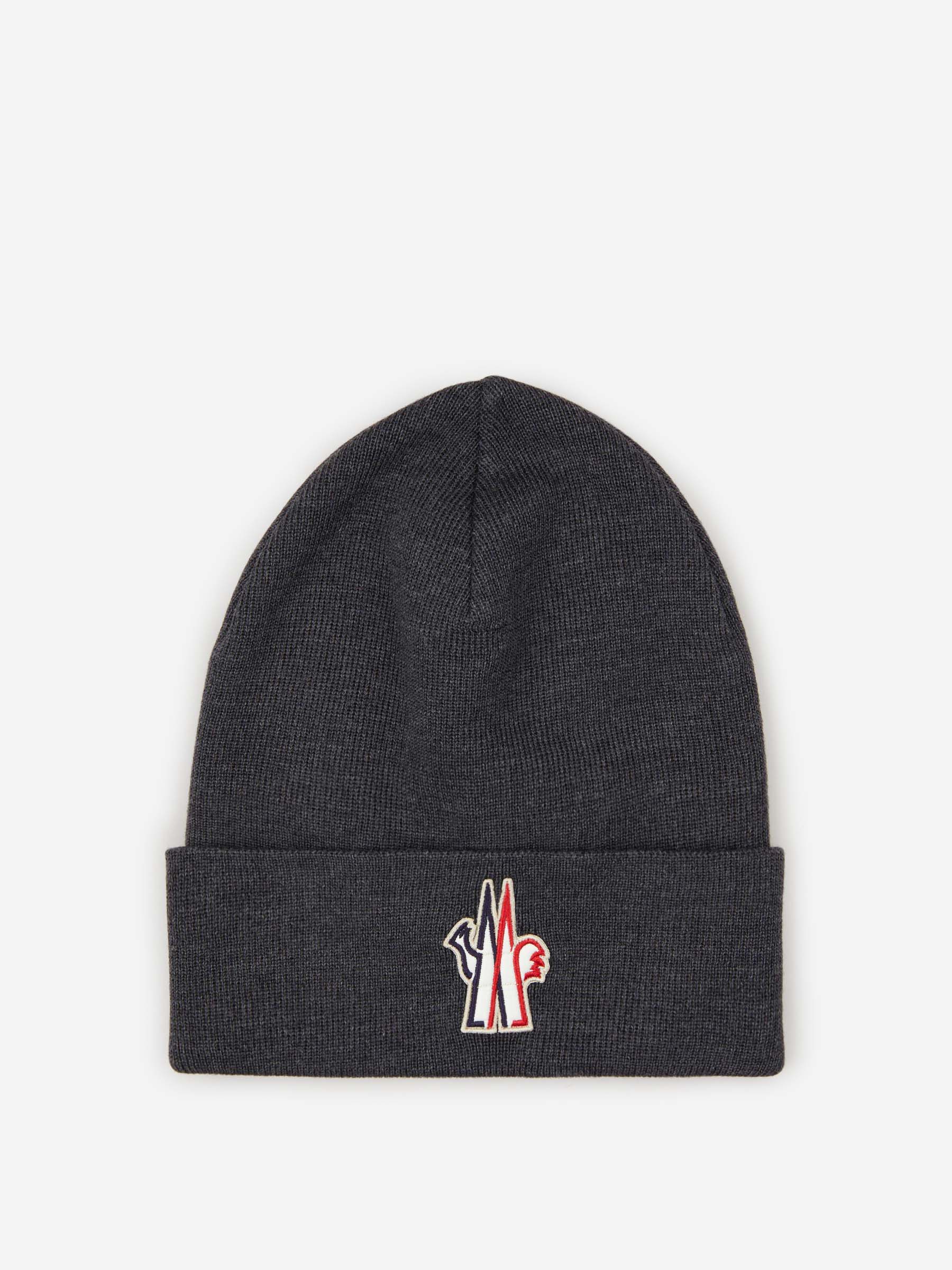 Wool Patch Cap Moncler оригінал – Купити в Україні – боковий вид - MONCLER