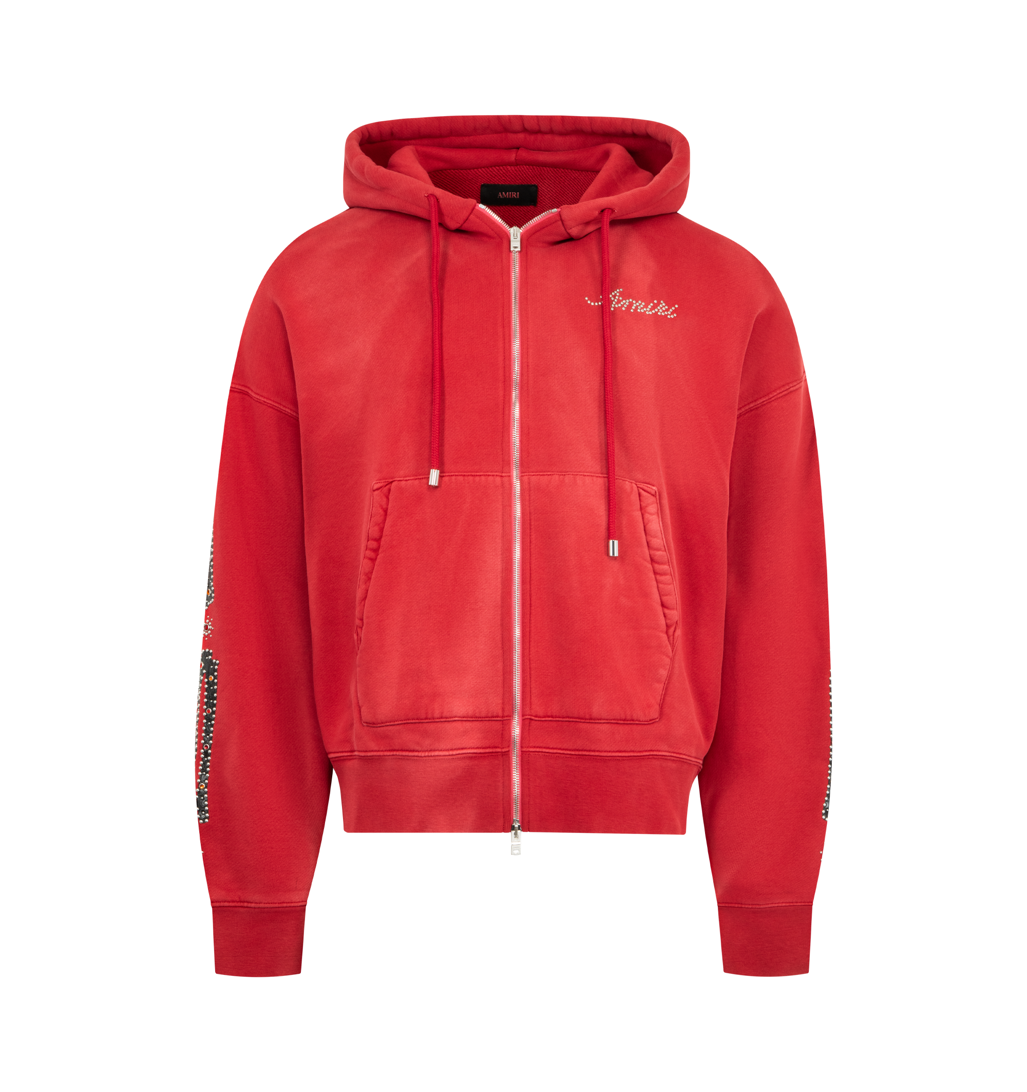 Bones Studded Zip Hoodie Amiri – Гарантія оригінальності – боковий вид