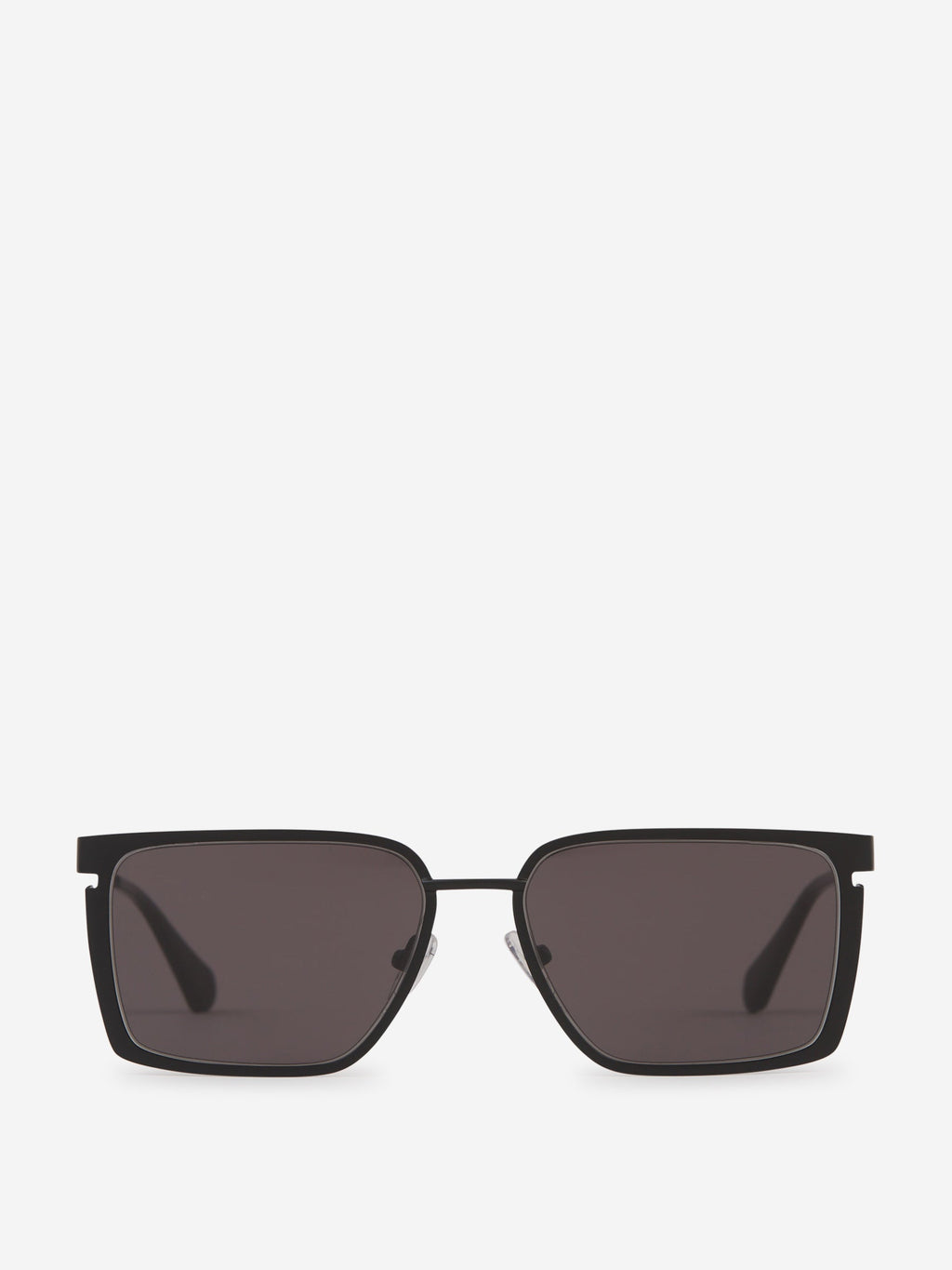Rectangular Yoder Sunglasses Off-white – Гарантія оригінальності – боковий вид