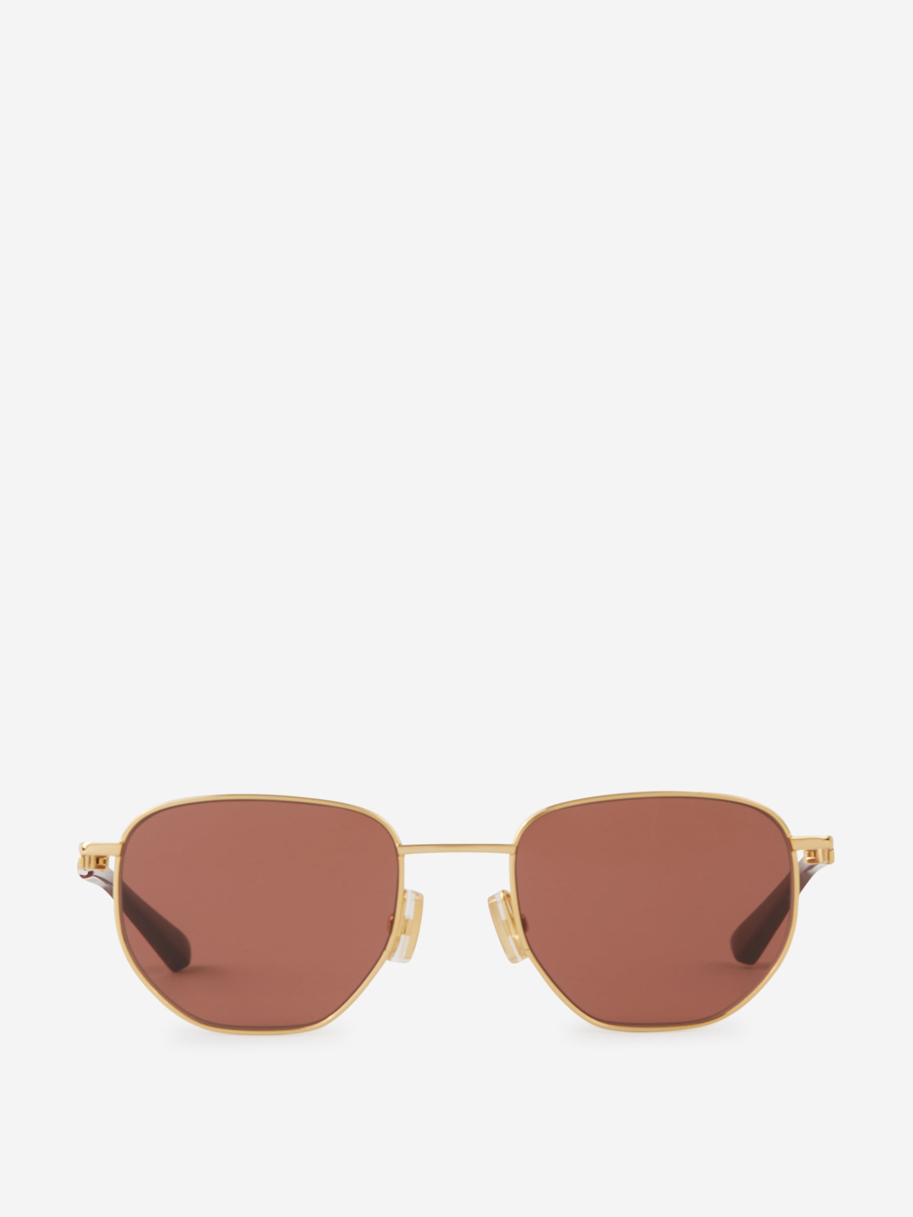 Square Sunglasses Bottega veneta – Гарантія оригінальності – боковий вид