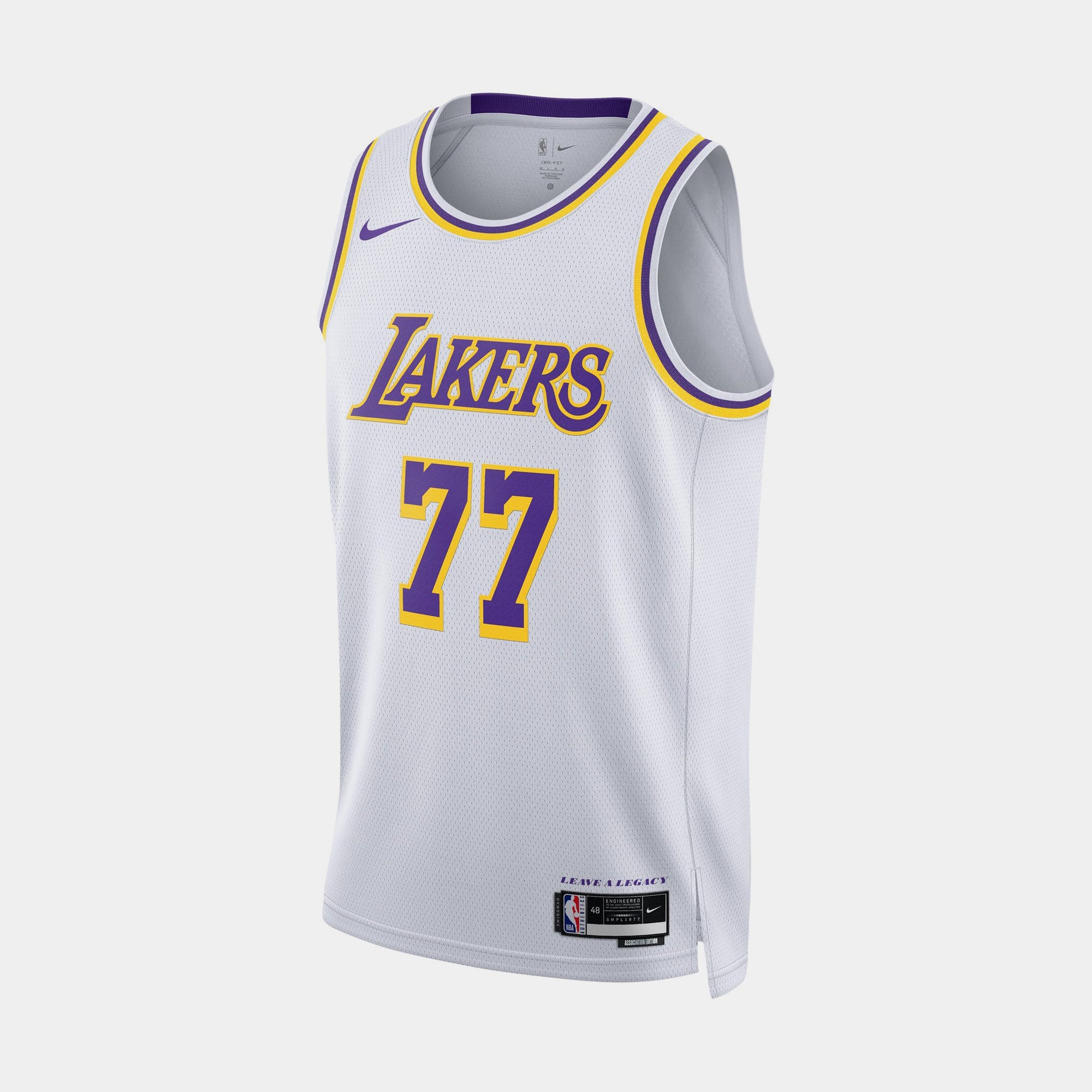 Los Angeles Lakers Association Edition Dri Fit Authentic Mens Jersey Nike оригінал – Купити в Україні – боковий вид