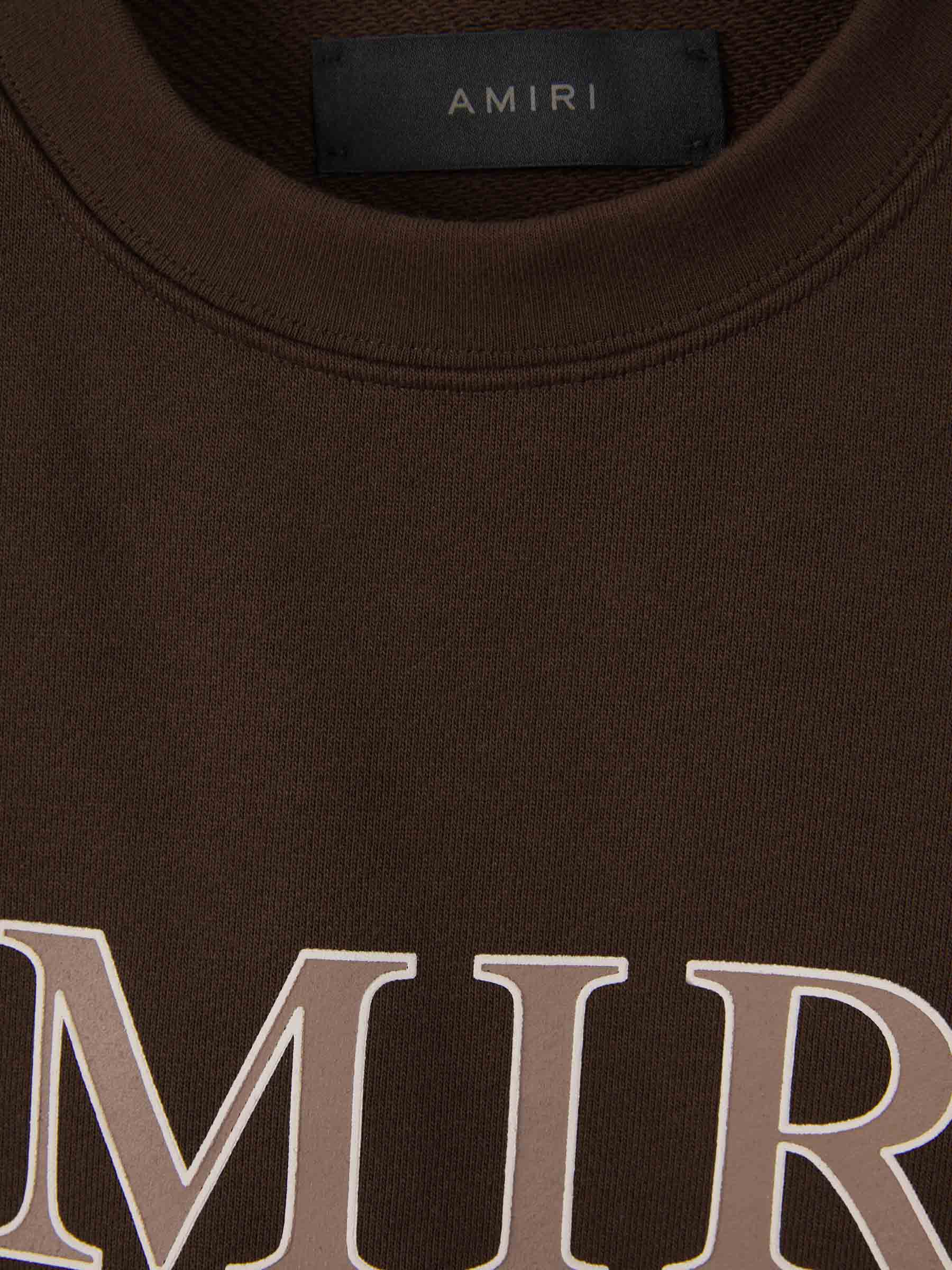 Logo Crewneck Sweatshirt Amiri – Гарантія оригінальності – збільшений вид