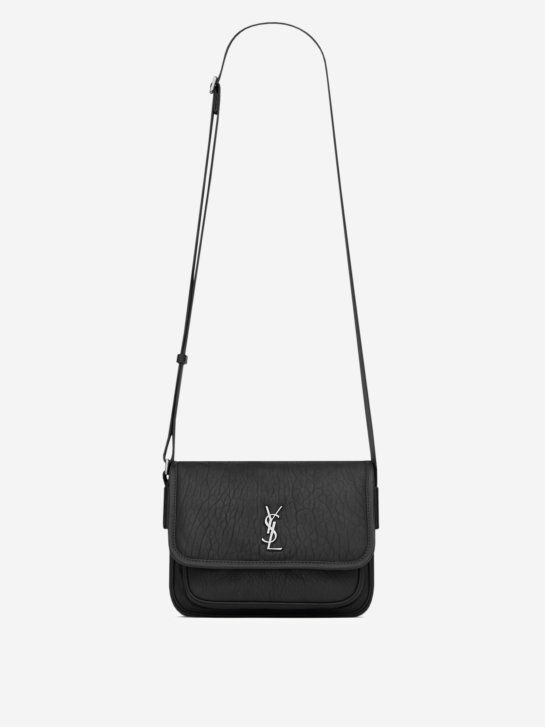 Оригінальна Niki Leather Messenger Bag Saint laurent – боковий вид