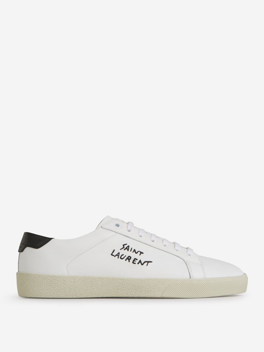Priscilla Leather Sneakers Saint laurent оригінал – Купити в Україні – боковий вид