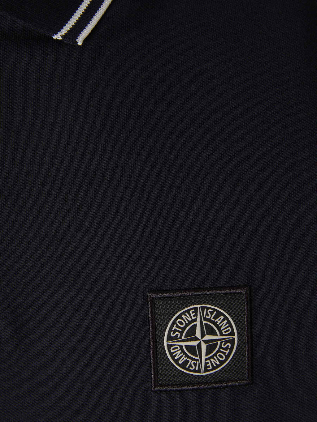 Оригінальна Piqué Polo Striped Detail Stone island – збільшений вид