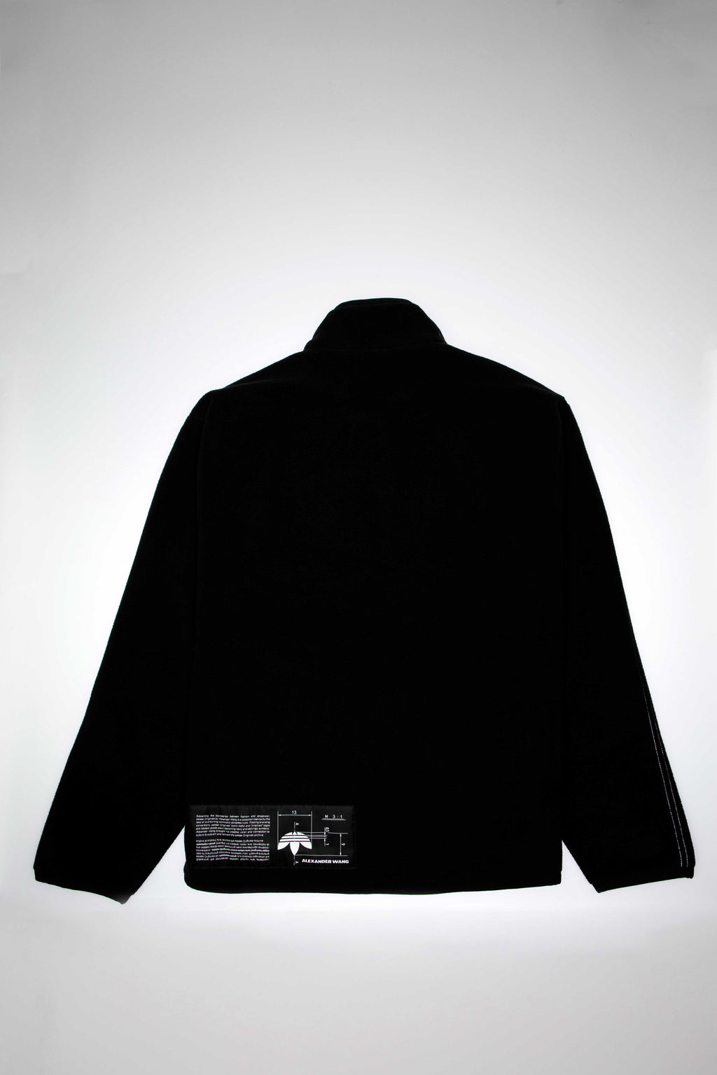Alexander Wang X Adidas Collection Aw Polar Half Zip Mens Jacket Adidas – Гарантія оригінальності – вид ззаду