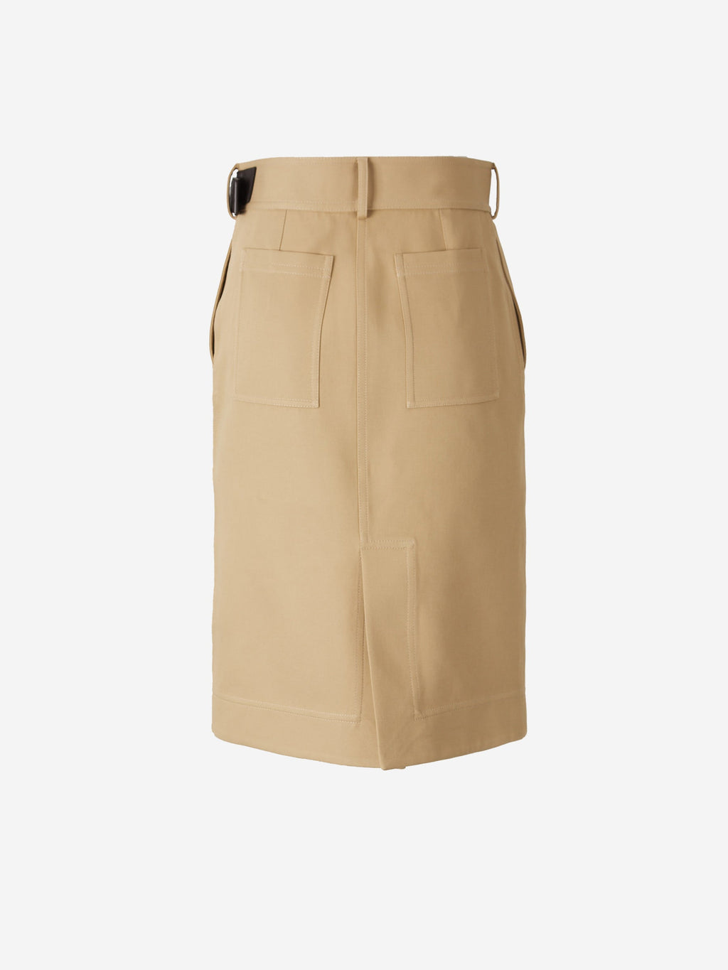 Canvas MIDI Skirt Bottega veneta оригінал – Купити в Україні – вид ззаду