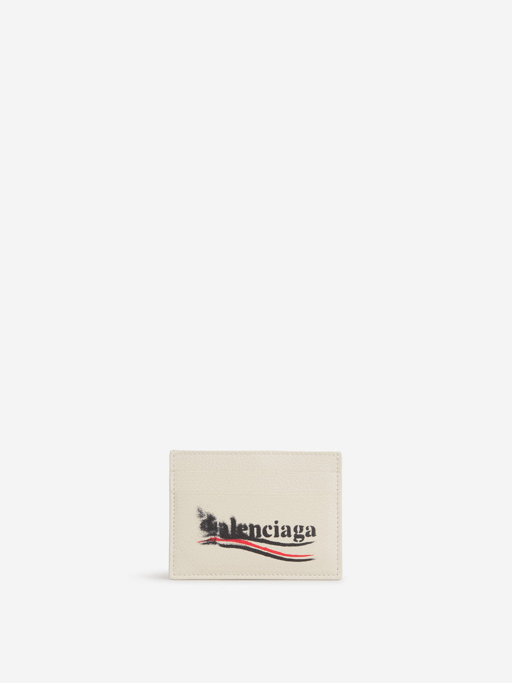 Logo Leather Card Holder Balenciaga – Гарантія оригінальності – боковий вид