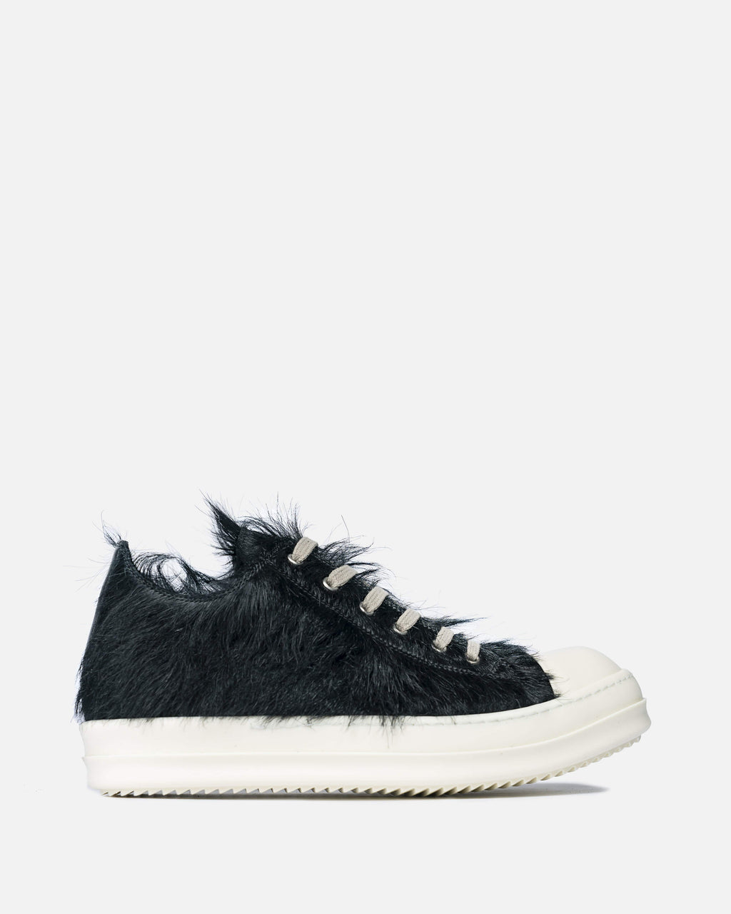 Calf Hair Low Ramones In Black Rick owens оригінал – Купити в Україні – боковий вид