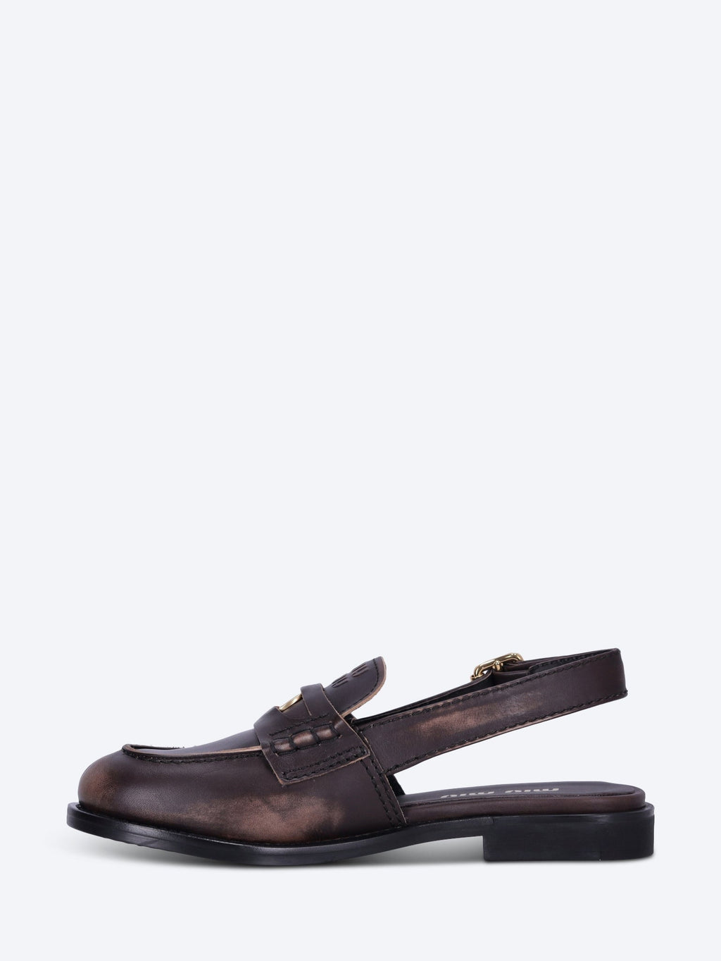 Calf Leather Deco Loafers Miu miu оригінал – Купити в Україні – збільшений вид