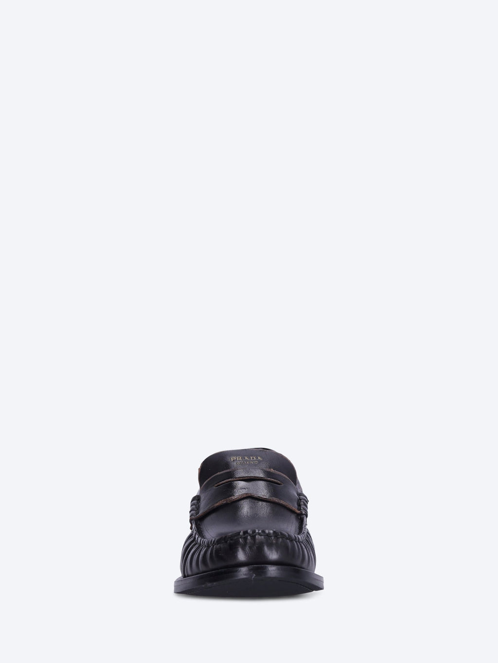 Calf Old Leather Loafers Prada – Гарантія оригінальності – детальний вид