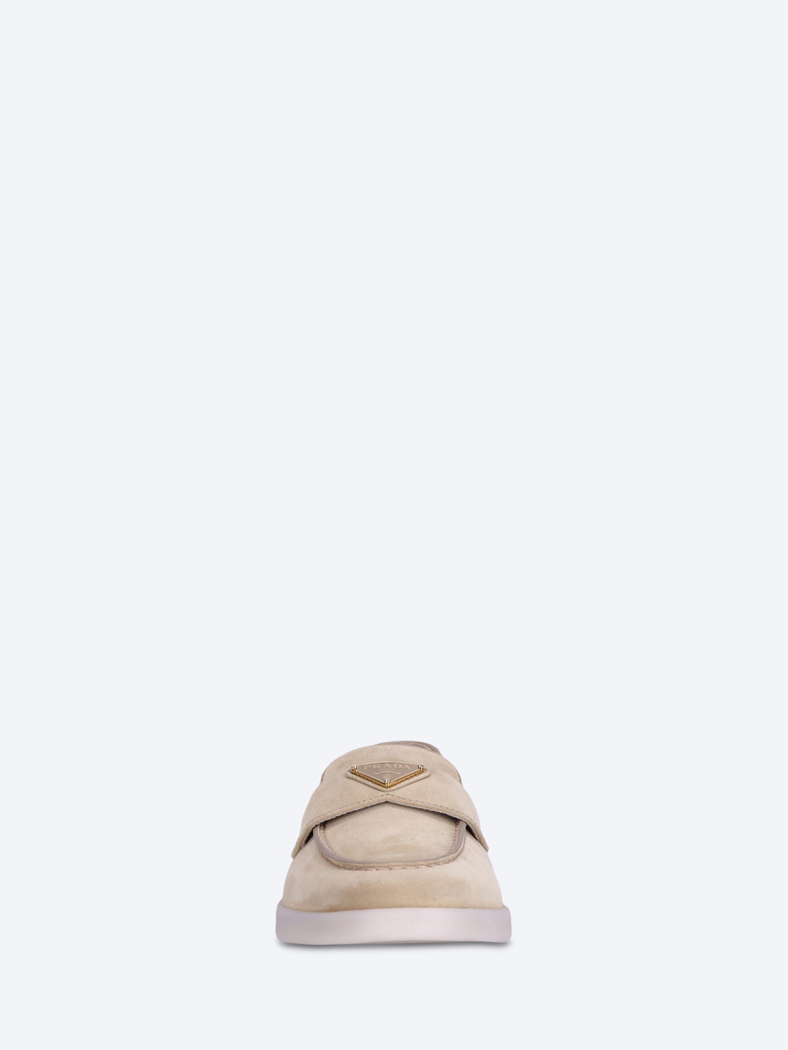 Suede Leather Loaffers Prada – Гарантія оригінальності – детальний вид