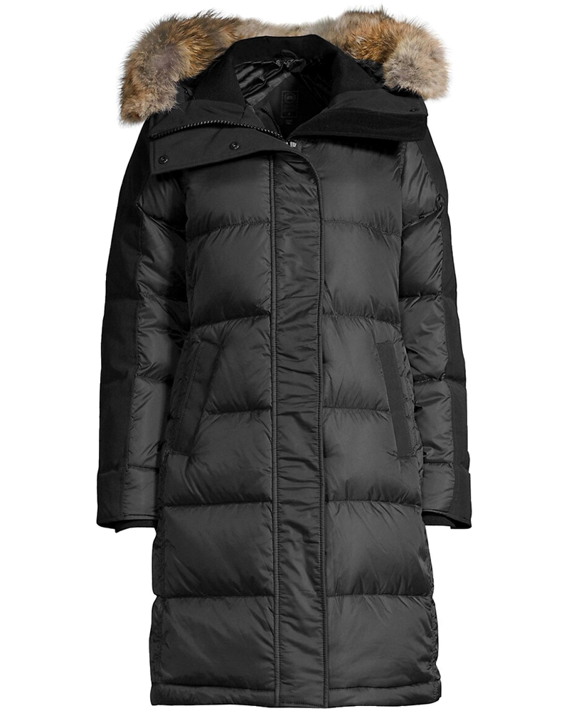 Оригінальна Womens Ladies Rowley Parka Black Canada goose