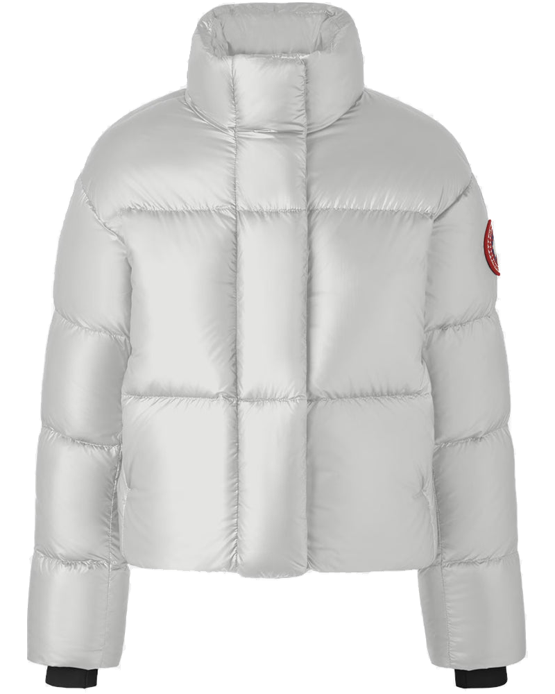 Оригінальна Silver Cypress Cropped Puffer Jacket Canada goose
